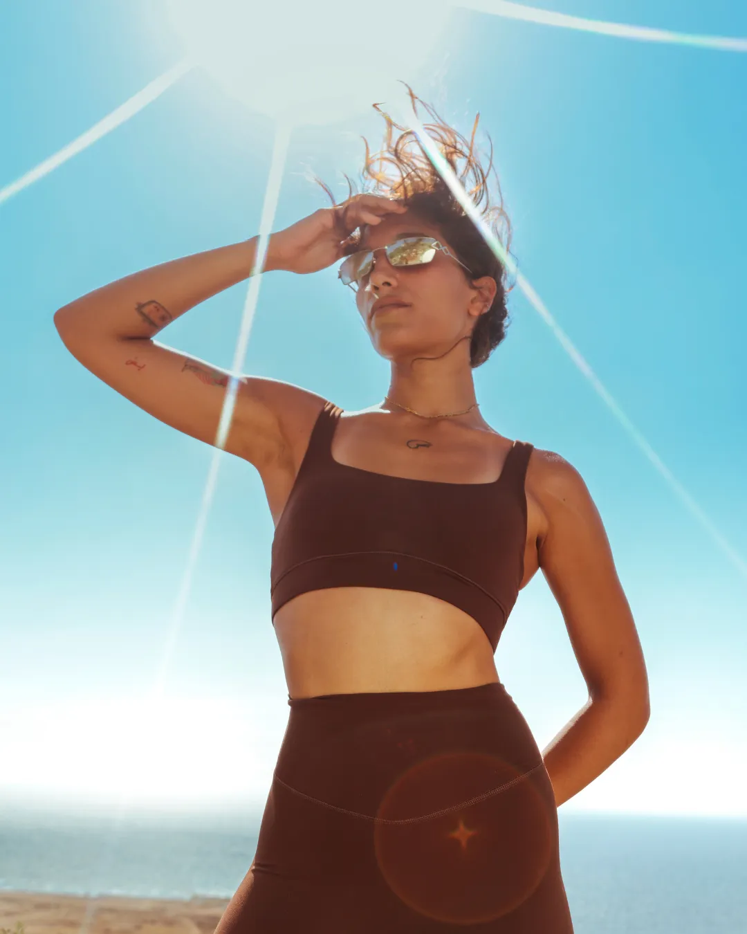 Woman wearing Estelia activewear
